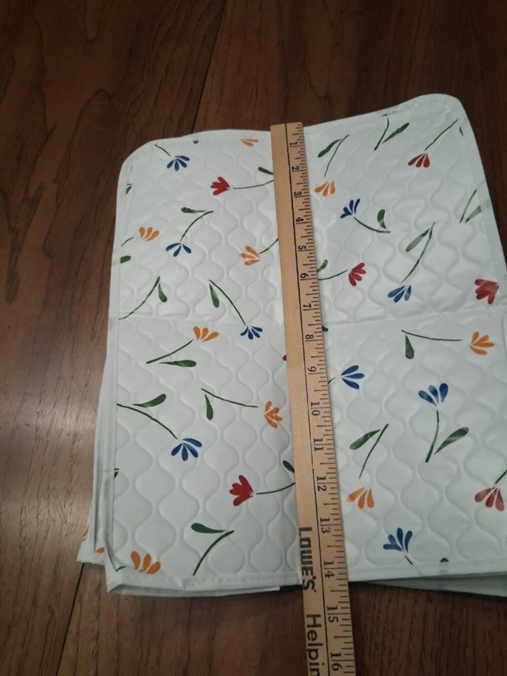 Vintage White w/Flower Quilted Vinyl Appliance Covers Lot of 4 Toaster Mixer